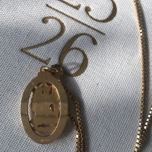 14K Gold St. Christopher Medal - Picture 3 of 4